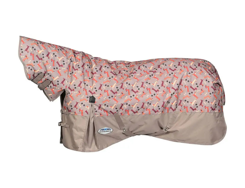 Weatherbeeta Comfitec Essential Combo Medium Turnout Rug (220g) Dachshund Print