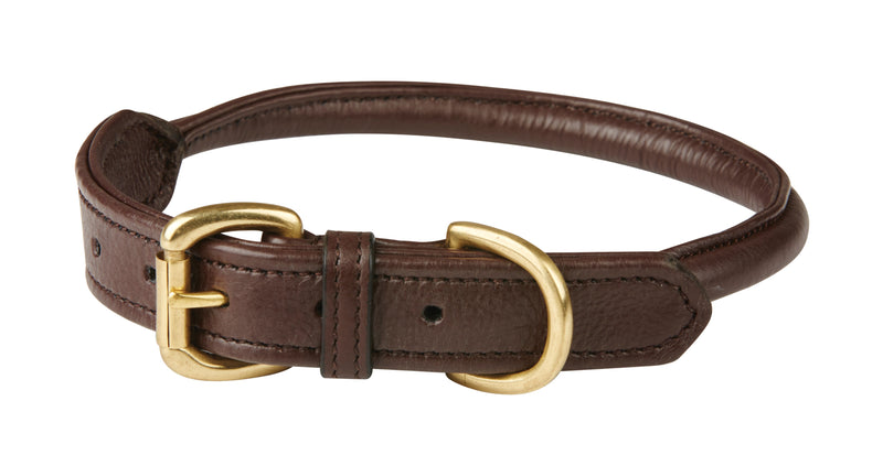 Weatherbeeta Rolled Leather Dog Collar - Nags Essentials