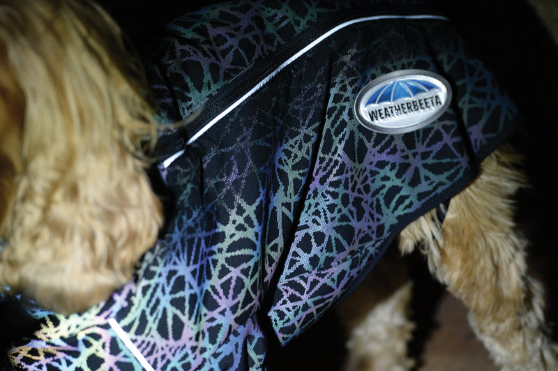 Weatherbeeta Comfitec Reflective Print Active Dog Coat