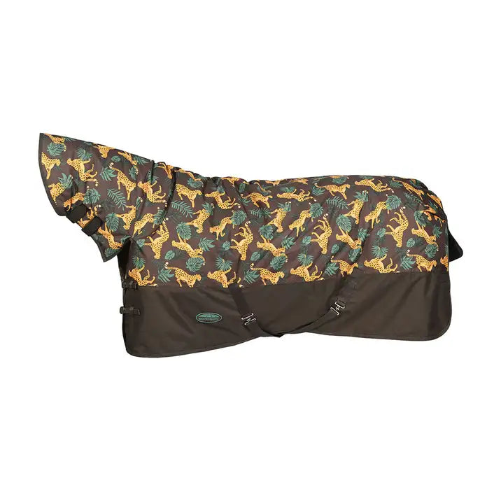 Weatherbeeta Comfitec Tyro Combo Medium Turnout Rug (200g) Jungle Print