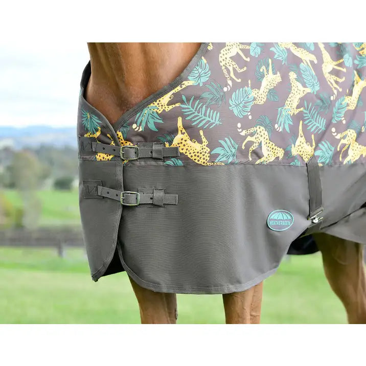 Weatherbeeta Comfitec Tyro Combo Medium Turnout Rug (200g) Jungle Print