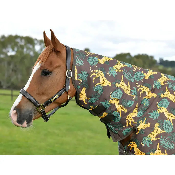 Weatherbeeta Comfitec Tyro Combo Medium Turnout Rug (200g) Jungle Print