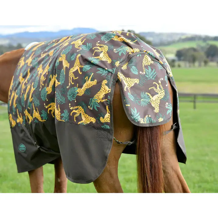 Weatherbeeta Comfitec Tyro Combo Medium Turnout Rug (200g) Jungle Print