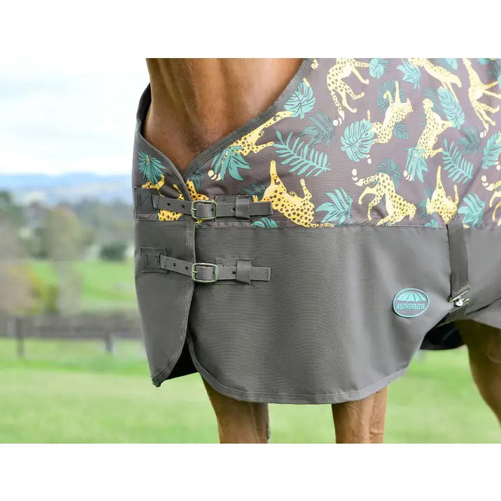 Weatherbeeta Comfitec Tyro Standard Neck Medium Turnout Rug (200g) Jungle Print