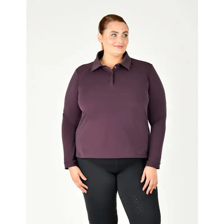 Dublin Curve Thelma Thermal Long Sleeve Riding Polo