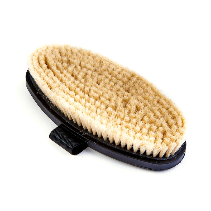 EZI-GROOM Grip Body Brush with Goat Hair