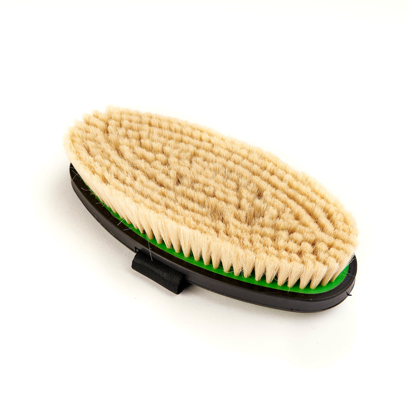 EZI-GROOM Grip Body Brush with Goat Hair