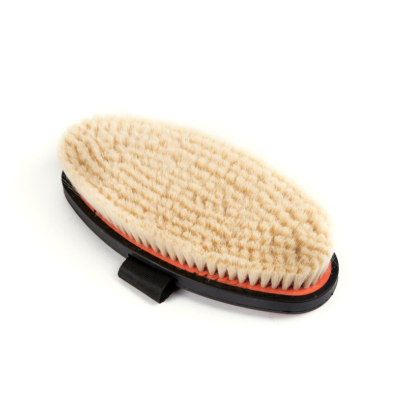 EZI-GROOM Grip Body Brush with Goat Hair