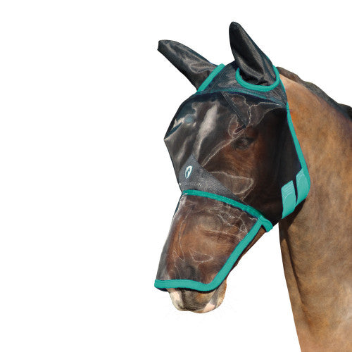 Hy Equestrian Mesh Full Mask with Ears and Nose