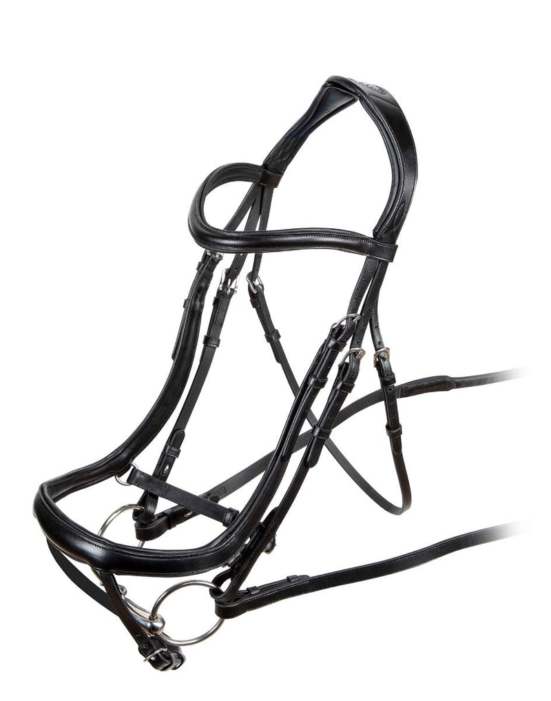 Velociti Ergonomic Curved Flash Bridle - Nags Essentials