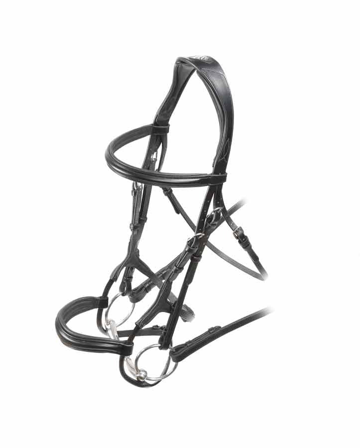 Velociti Rolled Padded Cavesson Bridle - Nags Essentials