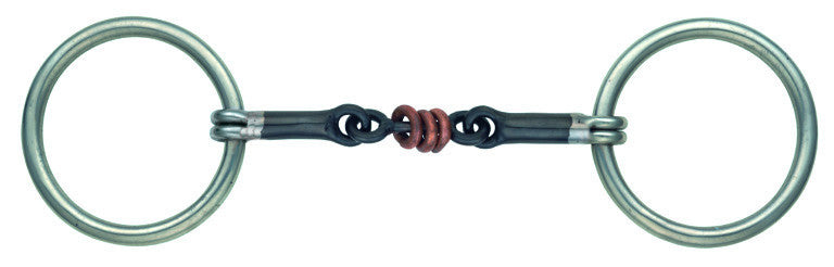 Sweet Iron Copper Roller Snaffle - Nags Essentials