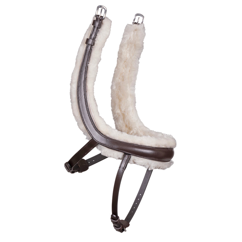 Velociti RAPIDA Fleece Lined Curved Flash Noseband