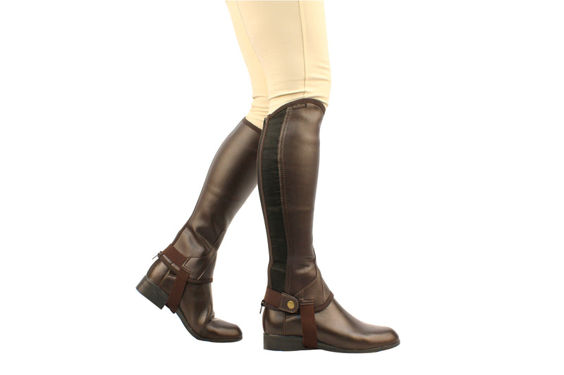 Saxon Equileather Half Chaps - Adult