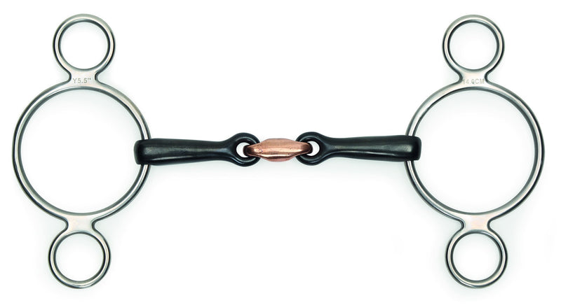 Two Ring Sweet Iron Gag Bit - Nags Essentials