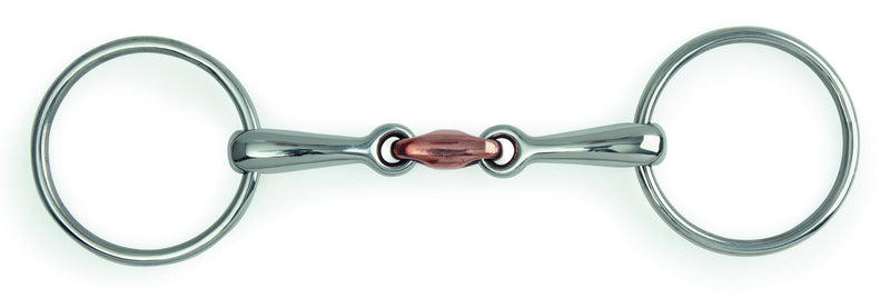 Loose Ring Copper Lozenge Snaffle Bit - Nags Essentials