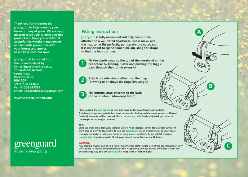 Greenguard Grazing Muzzle