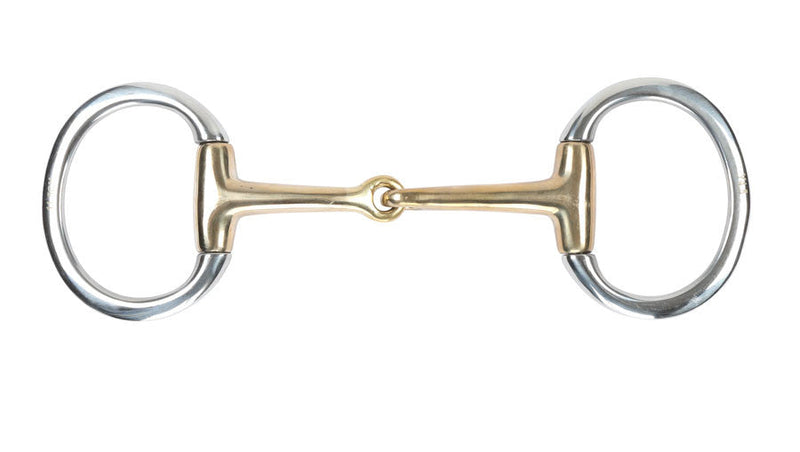 Brass Alloy Flat Ring Jointed Eggbutt - Nags Essentials