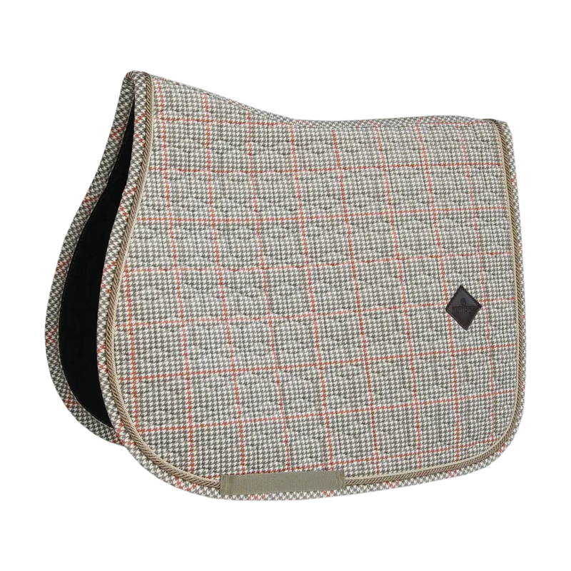 Kentucky Saddle Pad Pied De Poule Jumping Beige