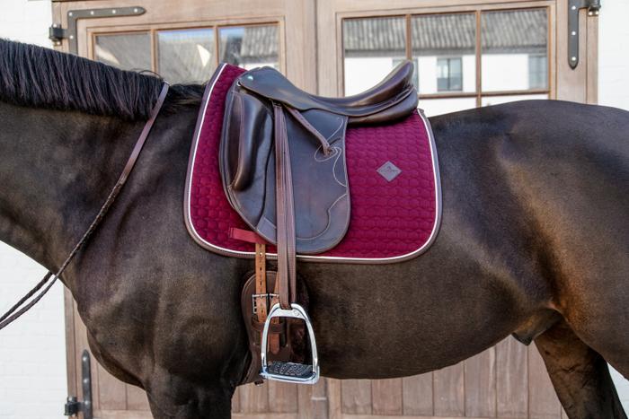 Kentucky Horsewear Dressage Saddle Pad Classic Leather