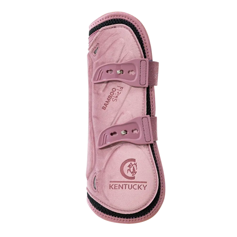 Kentucky Tendon Boots Bamboo Elastic Velvet Old Rose