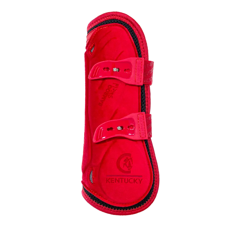 Kentucky Tendon Boots Bamboo Elastic Velvet Red