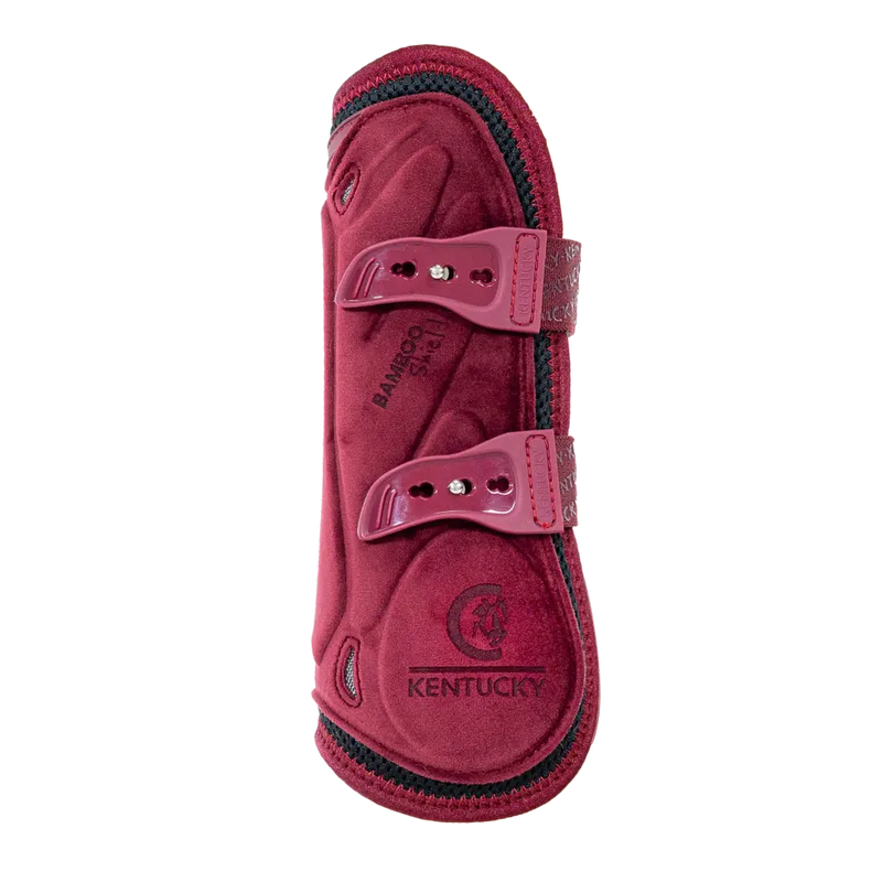 Kentucky Tendon Boots Bamboo Elastic Velvet Bordeaux