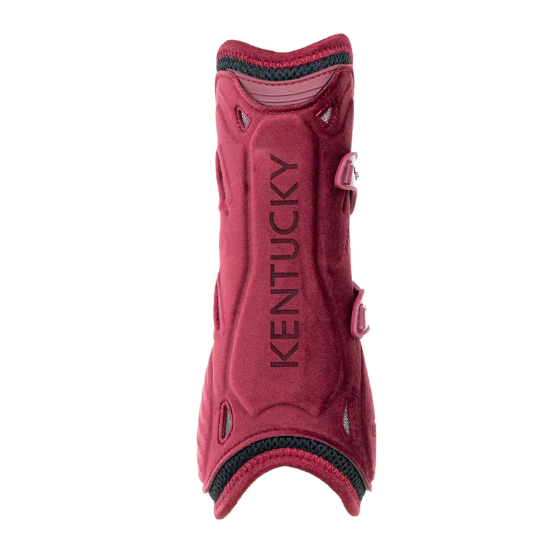 Kentucky Tendon Boots Bamboo Elastic Velvet Bordeaux