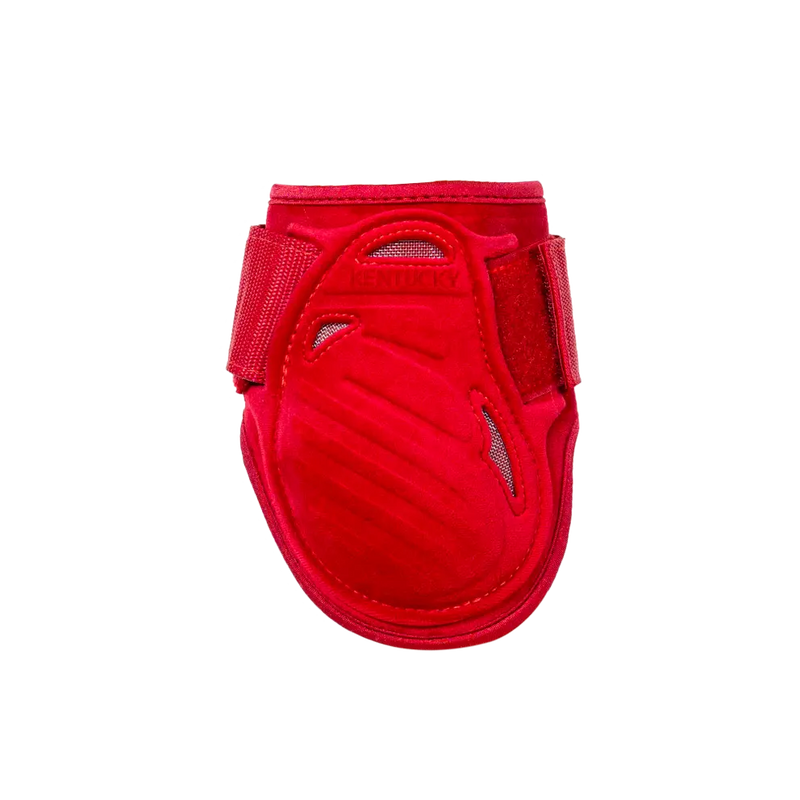 Kentucky Horsewear Young Horse Fetlock Boots Velvet – Red