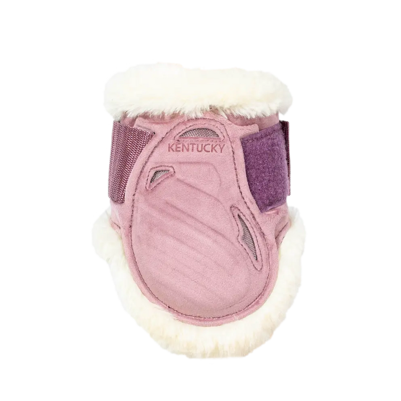 Kentucky Horsewear Vegan Sheepskin Young Horse Fetlock Boots Velvet – Old Rose