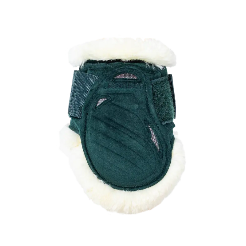 Kentucky Horsewear Vegan Sheepskin Young Horse Fetlock Boots Velvet – Dark Green