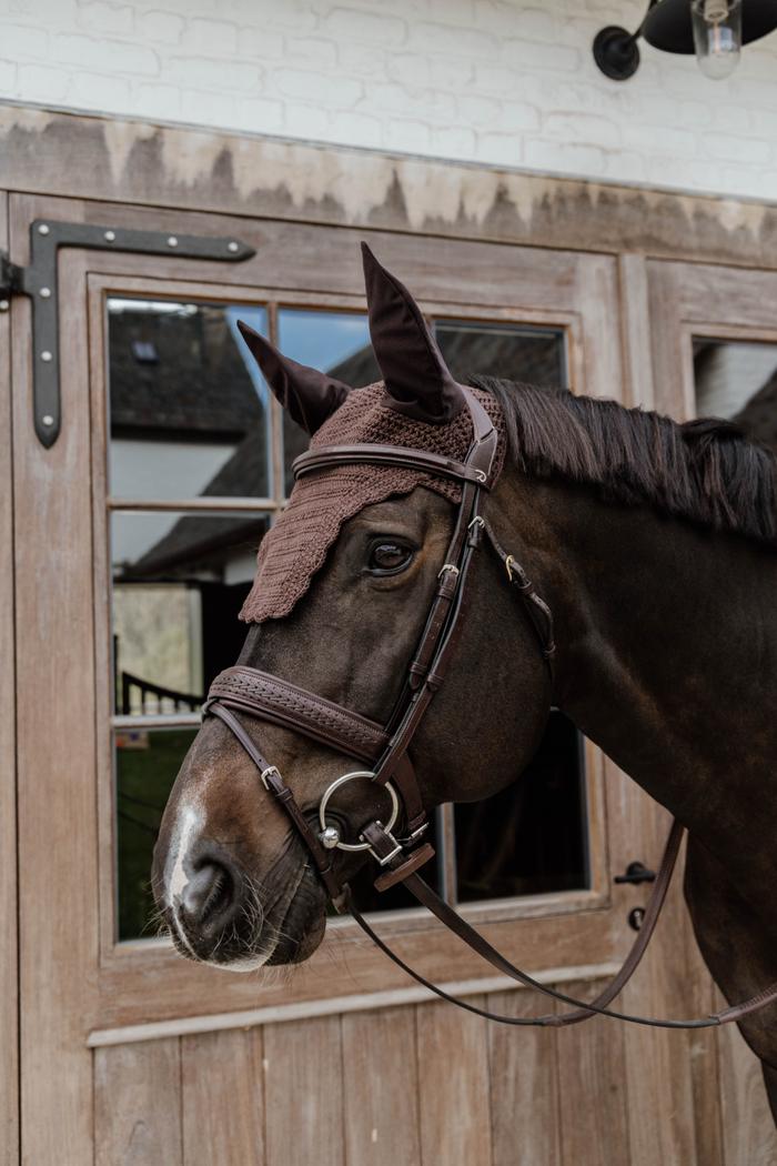 Kentucky Horsewear Fly Veil Wellington Wave