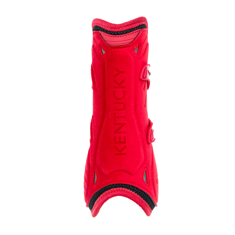 Kentucky Tendon Boots Bamboo Elastic Velvet Red