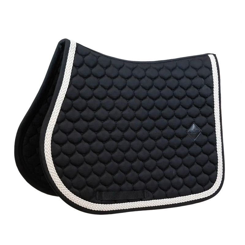 Kentucky Horsewear Plaited Cord Saddle Pad Jumping  Black