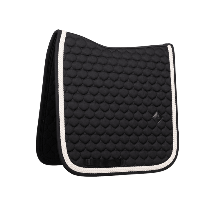 Kentucky Horsewear Plaited Cord Dressage Saddle Pad - Black