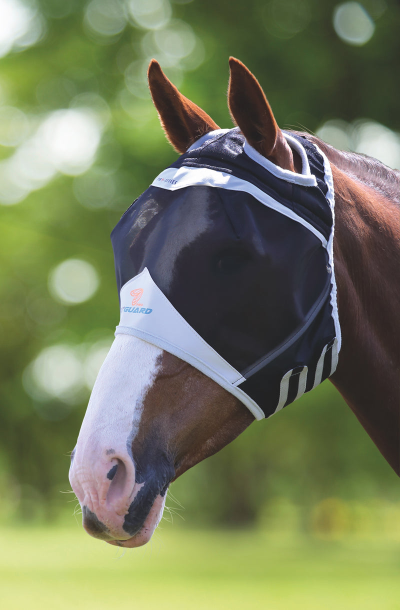 FlyGuard Pro Fine Mesh Fly Mask With Ear Hole