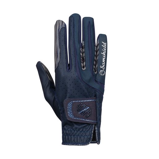 Samshield V-Skin Swarovski Gloves Blue