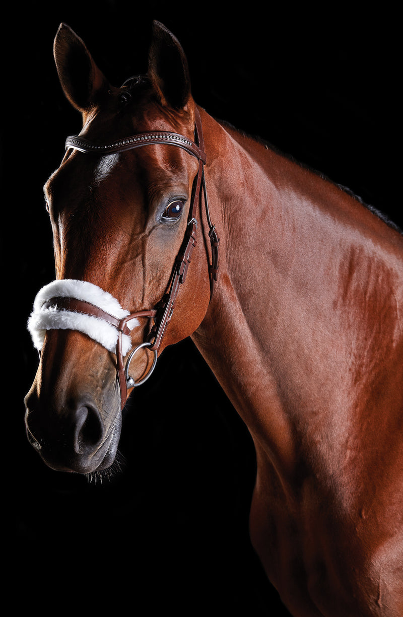 Collegiate Comfitec Sheepskin Bridle