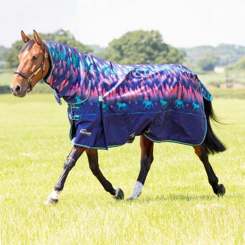 Highlander Original 100 Turnout Combo Rug - Navy Forest