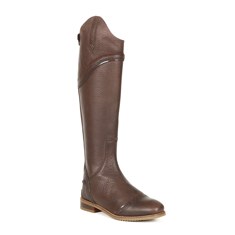 Moretta Amalfi Leather Riding Boots - Slim Calf