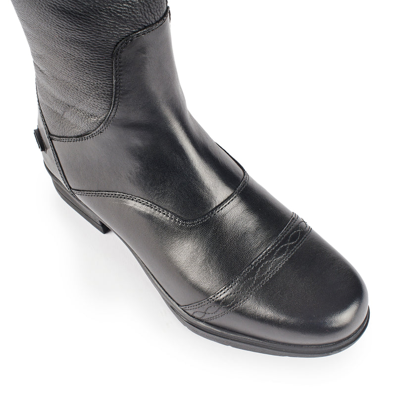 Moretta Aida Long Leather Riding Boots - Slim Calf