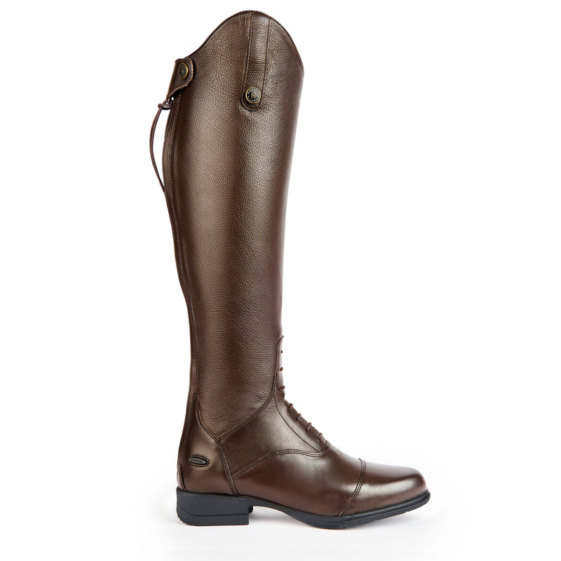 Moretta Gianna Long Leather Riding Boots - Wide Calf