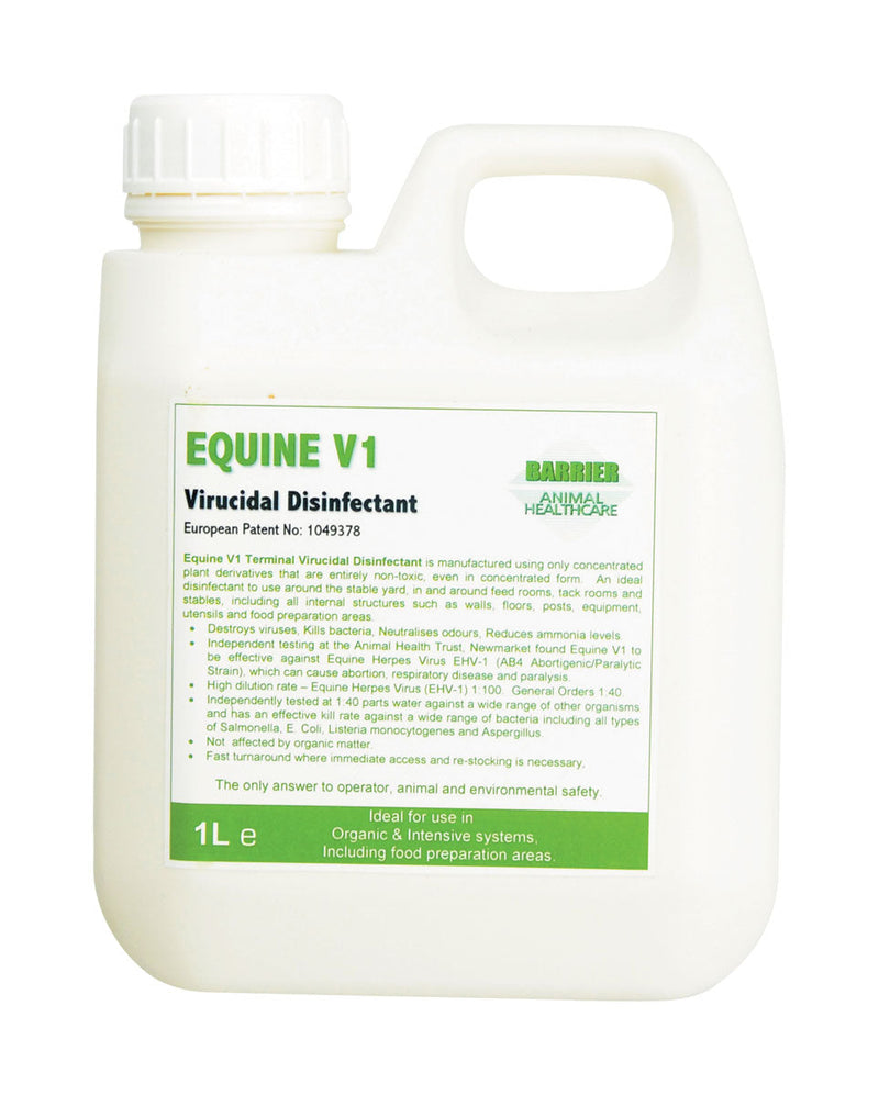 Barrier Equine V1 Virucidal Disinfectant - Nags Essentials