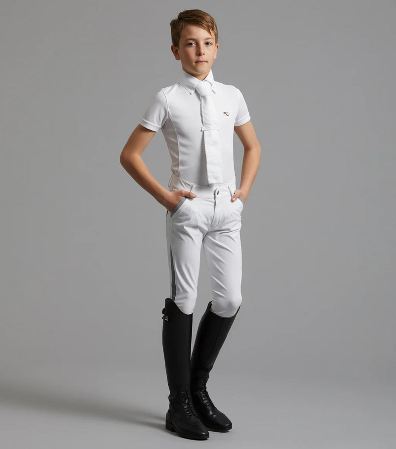 Premier Equine Mini Antonio Boy's Short Sleeve Show Shirt