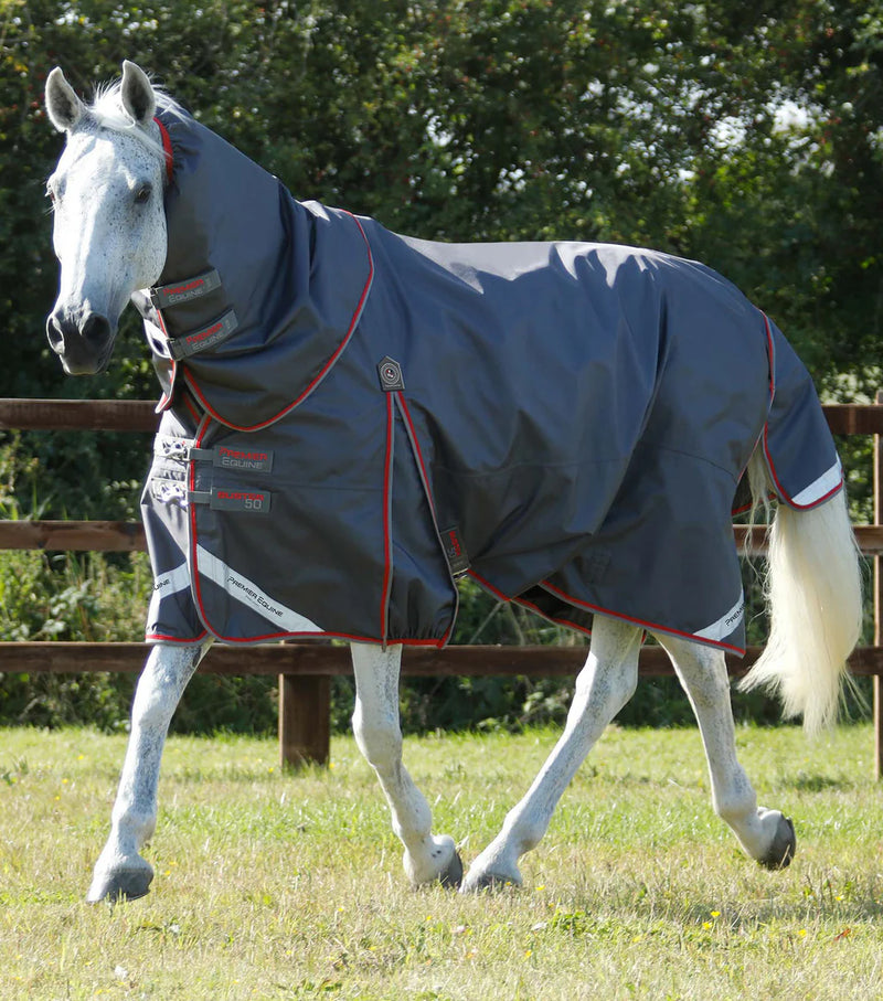 Premier Equine Buster 50g Turnout Rug with Snug-Fit Neck Cover