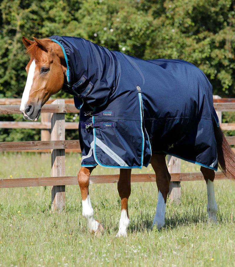 Premier Equine Buster Storm 100g Combo Turnout Rug with Snug-Fit Neck Cover