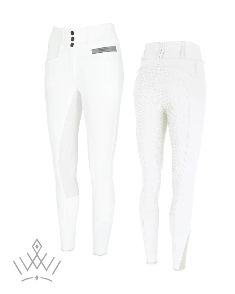 Pikeur Candela Grip Full Seat Ladies Competition Breeches - White 1417