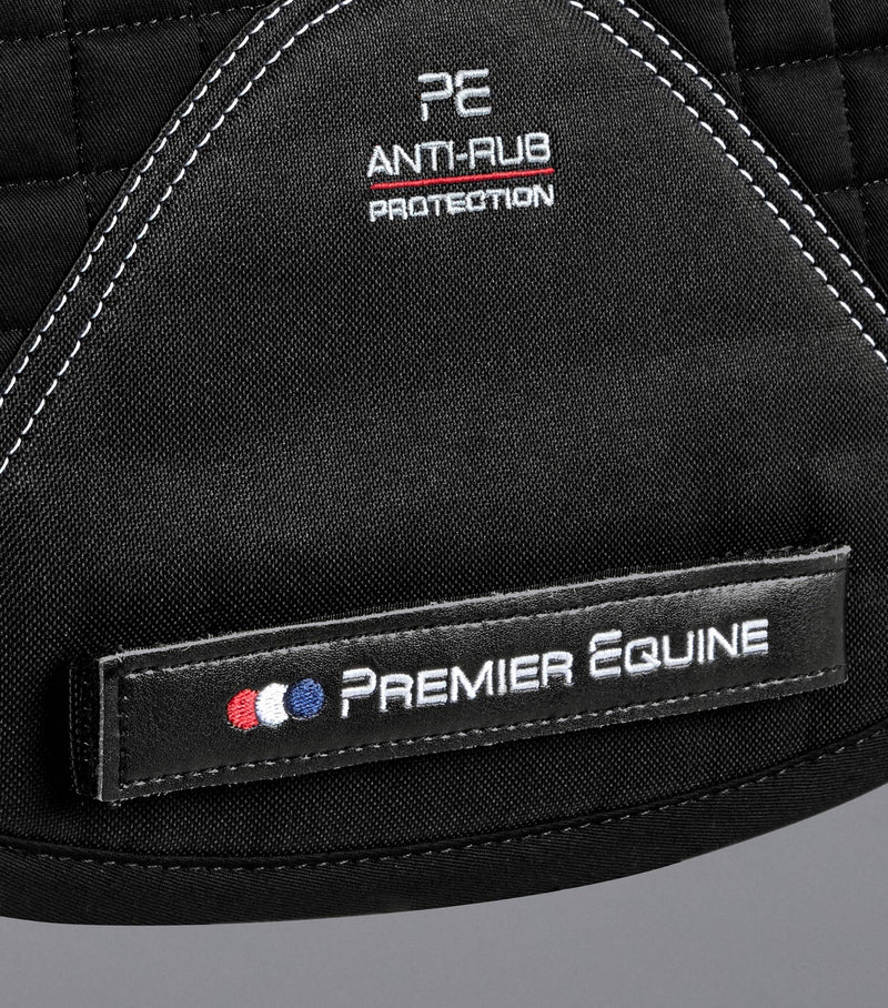 Premier Equine Close Contact European Cotton Saddlepad Dressage Square