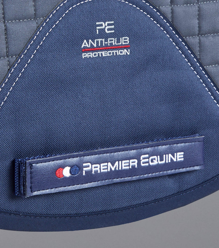 Premier Equine Close Contact European Cotton Saddlepad Dressage Square