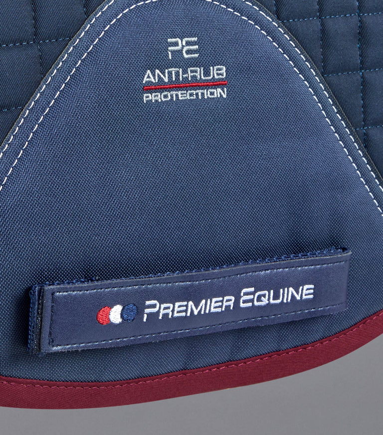 Premier Equine Close Contact European Cotton Saddlepad Dressage Square